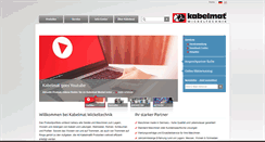 Desktop Screenshot of kabelmat.com