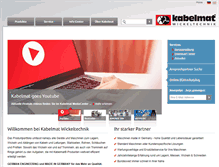 Tablet Screenshot of kabelmat.com